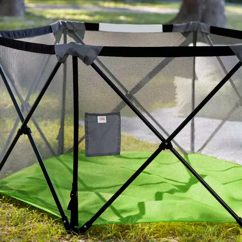 Bright Starts Pop n Play Portable Playard - Green