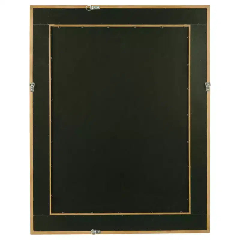 WallBeyond 27"x34" Rattan Mirror Light Brown