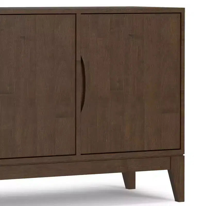 WyndenHall Pearson 3 Door Sideboard Buffet / Storage Cabinet Walnut Brown