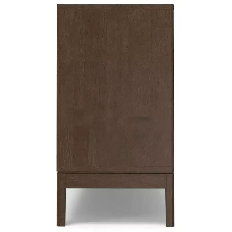 WyndenHall Pearson 3 Door Sideboard Buffet / Storage Cabinet Walnut Brown