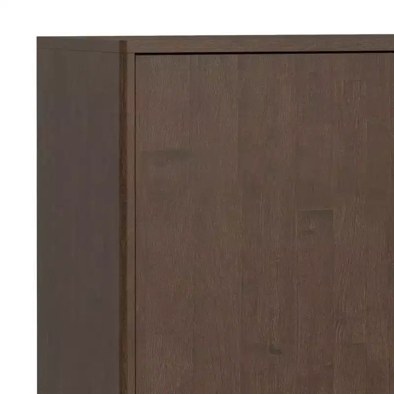 WyndenHall Pearson 3 Door Sideboard Buffet / Storage Cabinet Walnut Brown