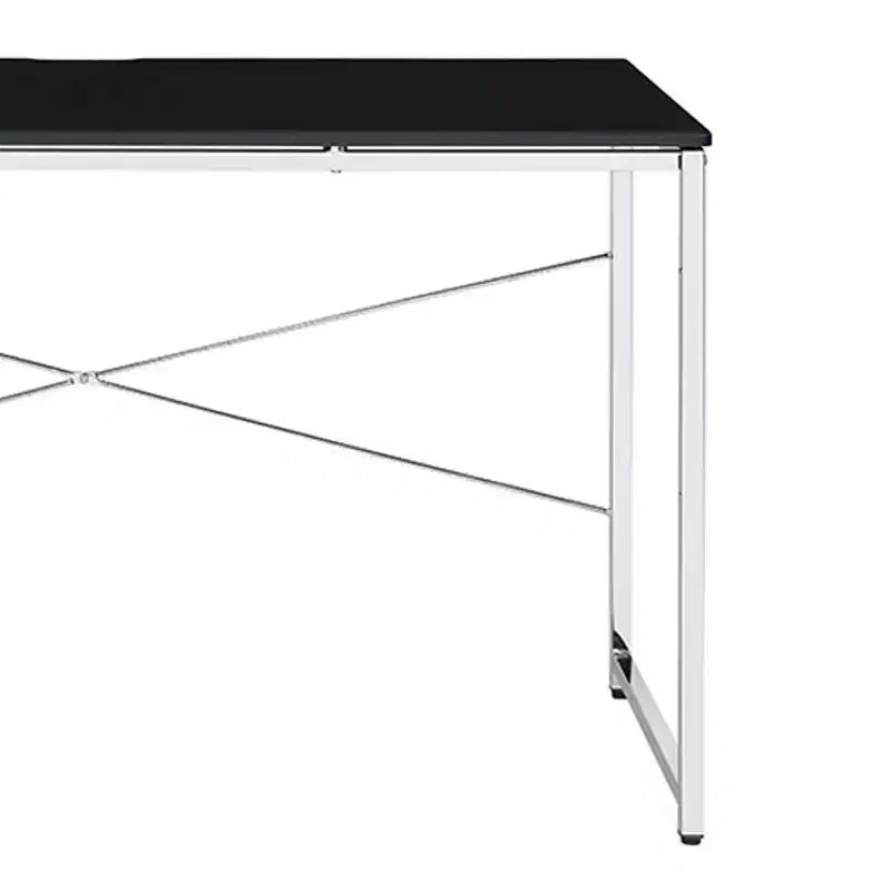 Acme Furniture Tennos Desk Black/Chrome Finish