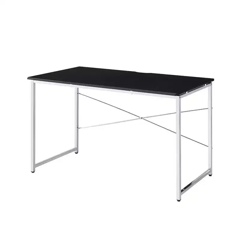 Acme Furniture Tennos Desk Black/Chrome Finish