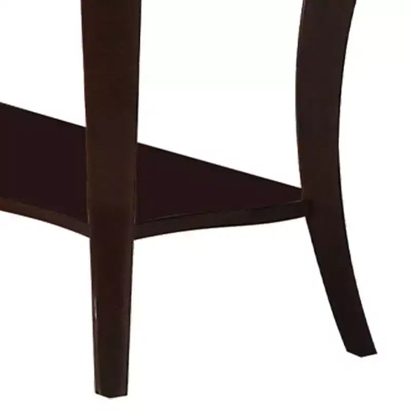 Acme Furniture Mathias Console Table White/Walnut Finish