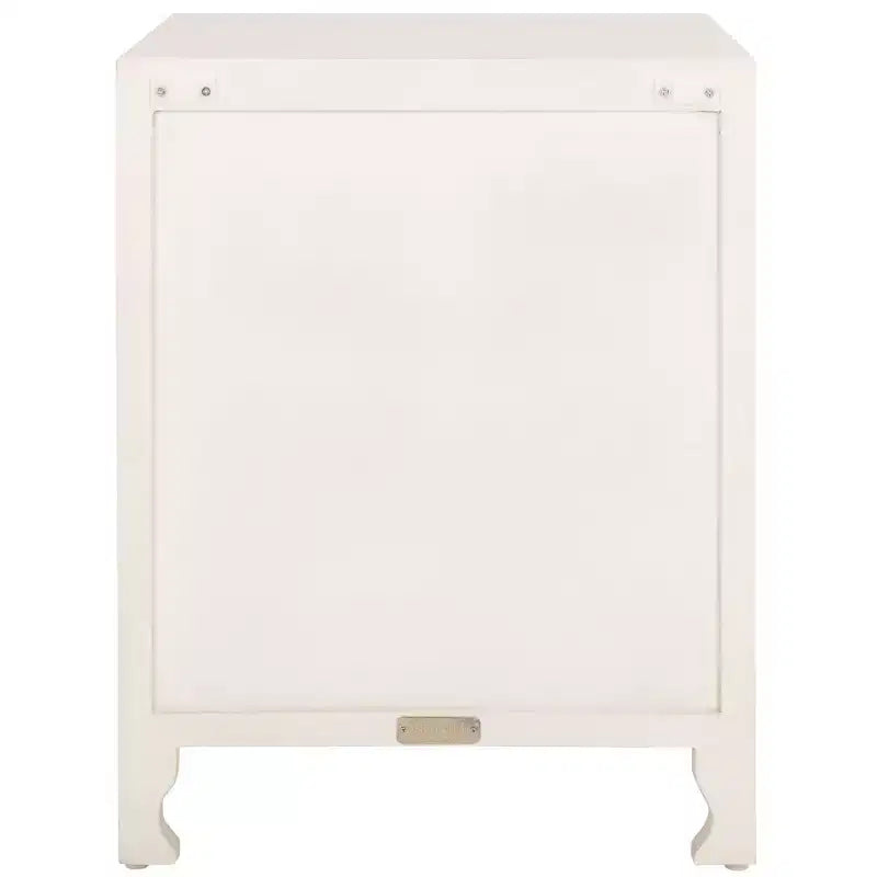 Reimu 2 Shelf 1 Door Nightstand - NST5306 - White Washed - Safavieh