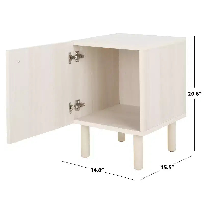 Ophelia 1 Door Nightstand - NST9603 - Safavieh