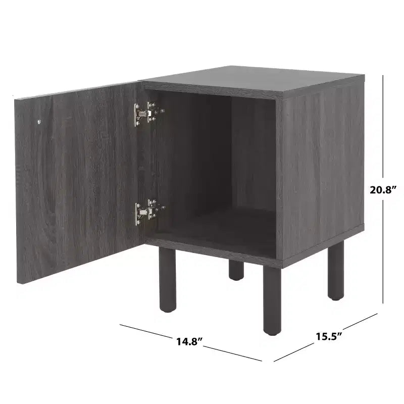 Ophelia 1 Door Nightstand - NST9603 - Safavieh