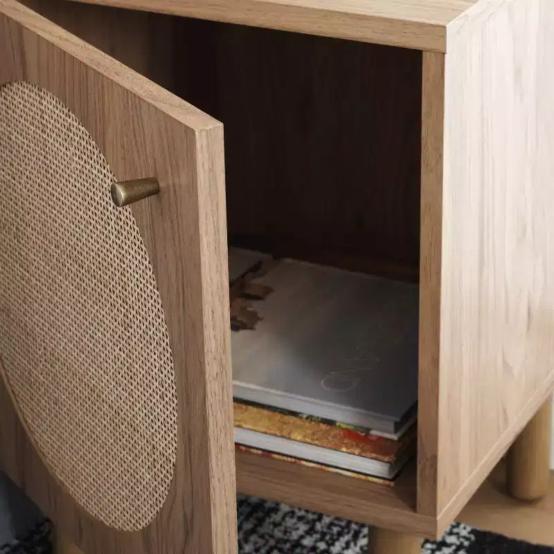 Ophelia 1 Door Nightstand - NST9603 - Safavieh
