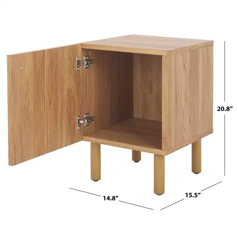 Ophelia 1 Door Nightstand - NST9603 - Safavieh
