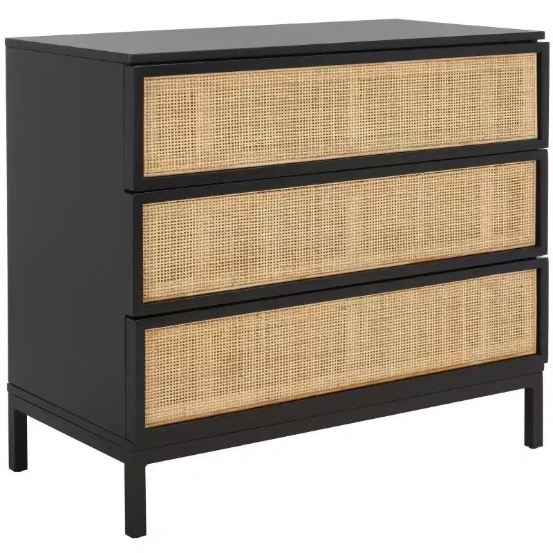 Zadie 3 Drawer Rattan Chest - CHS5004 - Safavieh