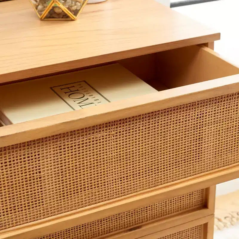 Zadie 3 Drawer Rattan Chest - CHS5004 - Safavieh