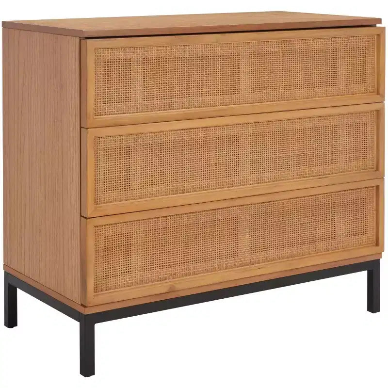 Zadie 3 Drawer Rattan Chest - CHS5004 - Safavieh