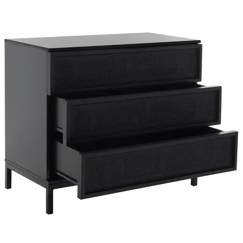 Zadie 3 Drawer Rattan Chest - CHS5004 - Safavieh