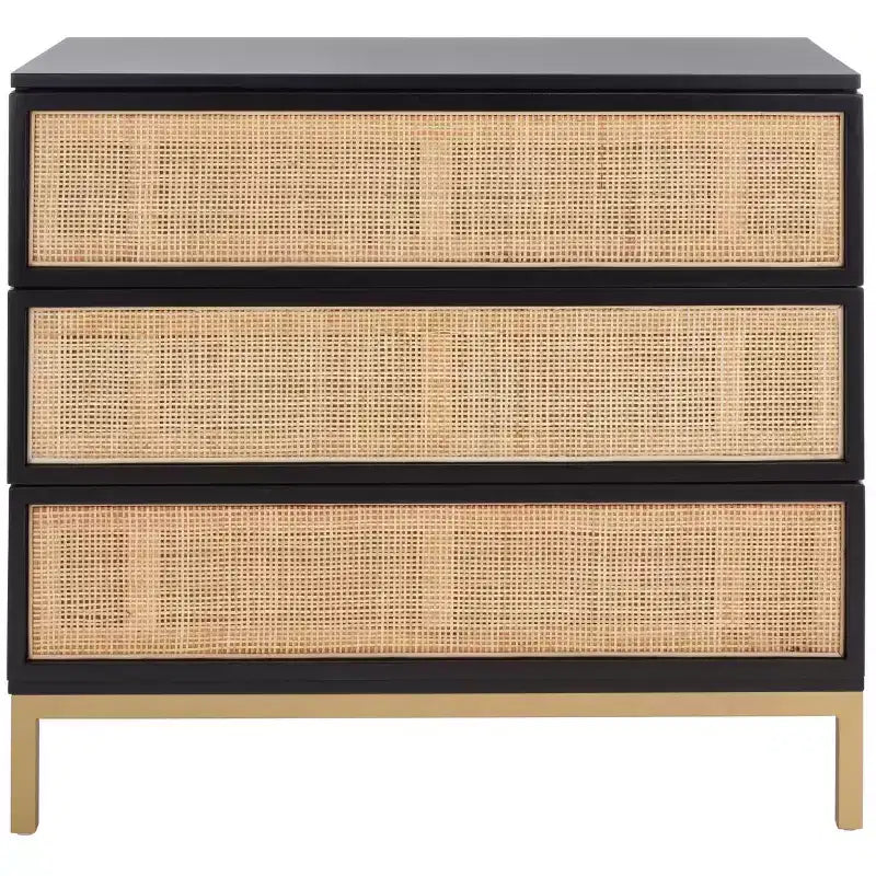Zadie 3 Drawer Rattan Chest - CHS5004 - Safavieh
