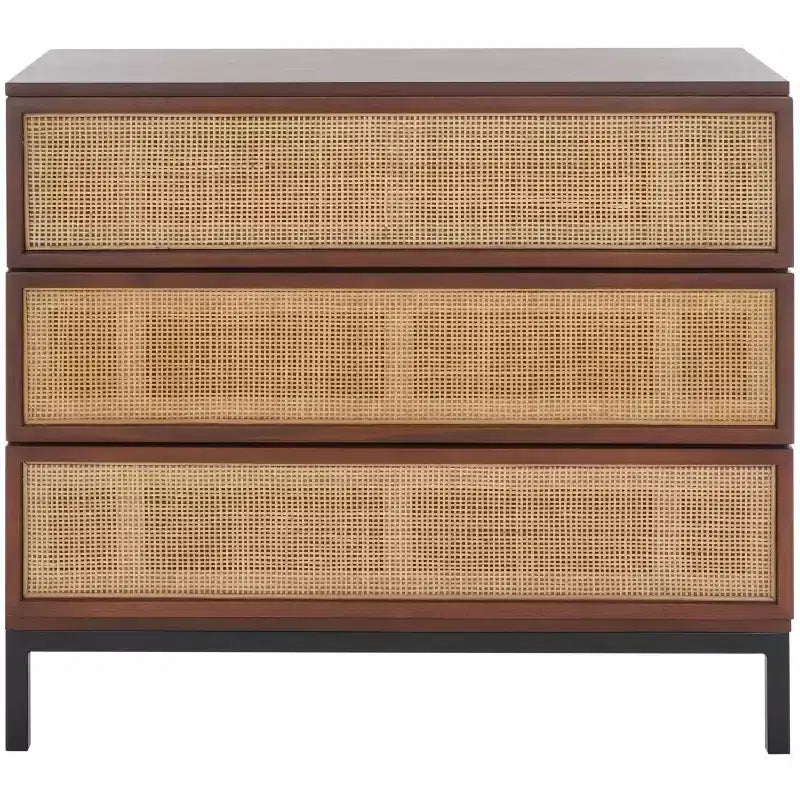 Zadie 3 Drawer Rattan Chest - CHS5004 - Safavieh