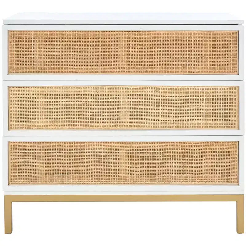 Zadie 3 Drawer Rattan Chest - CHS5004 - Safavieh