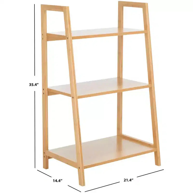 Alucard 3 Tier Shelf - STG1916 - Natural - Safavieh