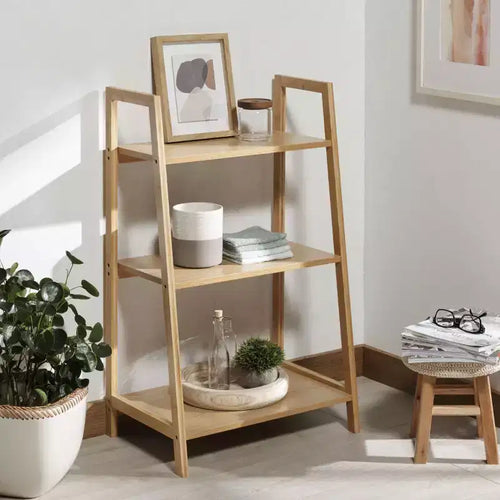 Alucard 3 Tier Shelf - STG1916 - Natural - Safavieh