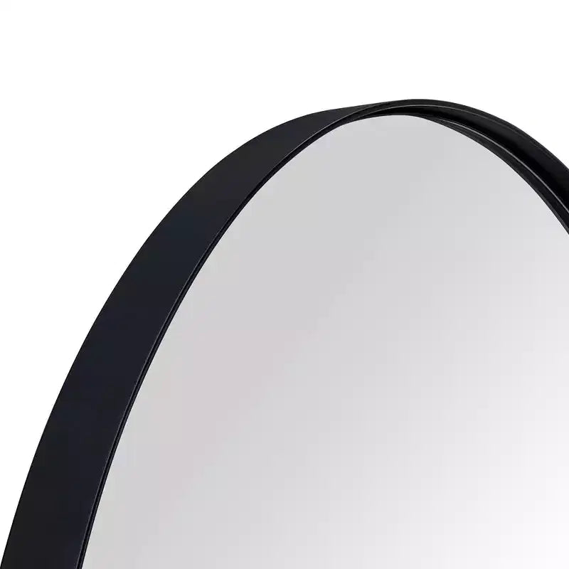 TEHOME Javell Oval Stainless Steel Framed Wall Mounted Bathroom Vanity Mirror