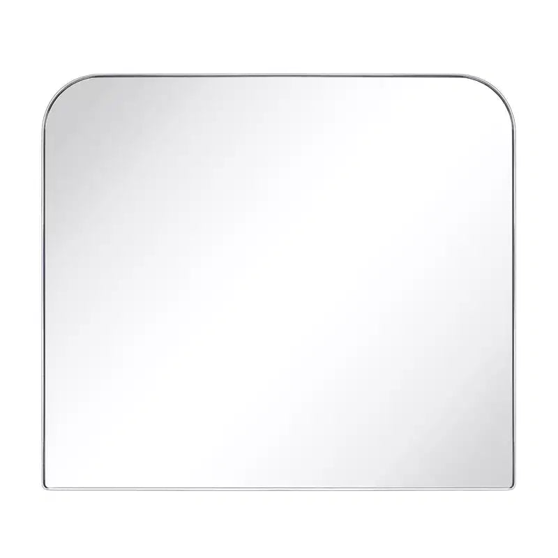 TEHOME Decole Large Rectangular Stainless Steel Framed Wall Mounted Bathroom Vanity Mirror