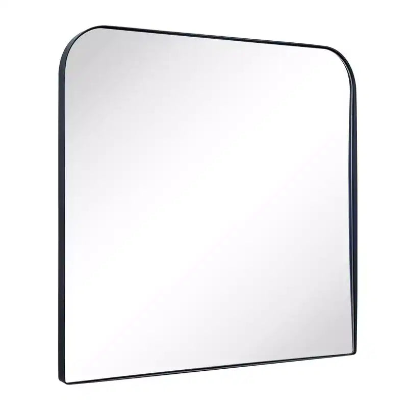 TEHOME Decole Large Rectangular Stainless Steel Framed Wall Mounted Bathroom Vanity Mirror
