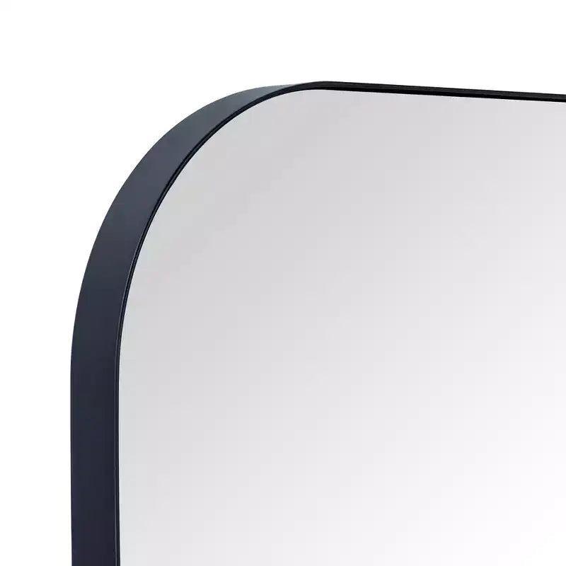 TEHOME Decole Large Rectangular Stainless Steel Framed Wall Mounted Bathroom Vanity Mirror