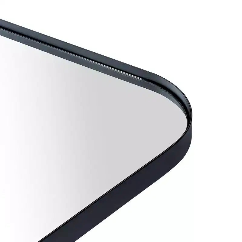 TEHOME Decole Large Rectangular Stainless Steel Framed Wall Mounted Bathroom Vanity Mirror