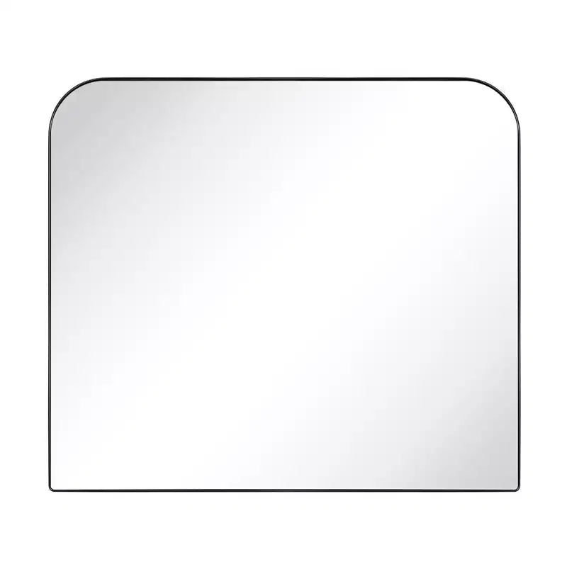 TEHOME Decole Large Rectangular Stainless Steel Framed Wall Mounted Bathroom Vanity Mirror