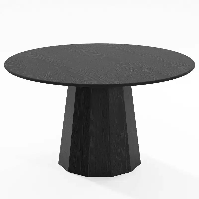 Dovelina 52 Round Dining Table Modern Wood Kitchen Table Dining Room Table for 6 People