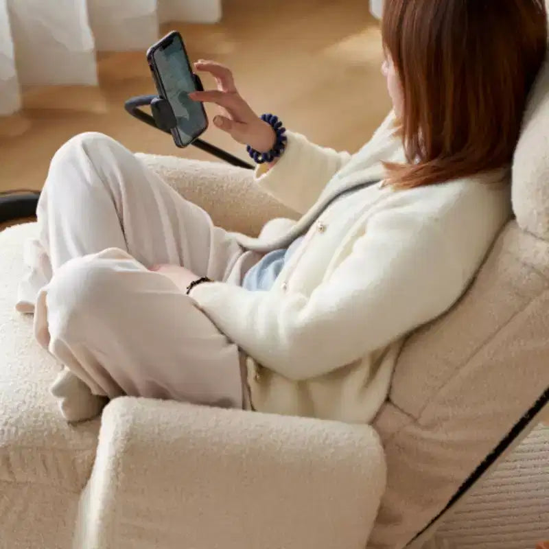 360 Swivel Gaming Chair, 5 Level Adjustable Ergonomic Chair with Built-in Spring Seat Bag, Floor Chair with Phone Holder Lazy Sofa Chair Game Rocker
