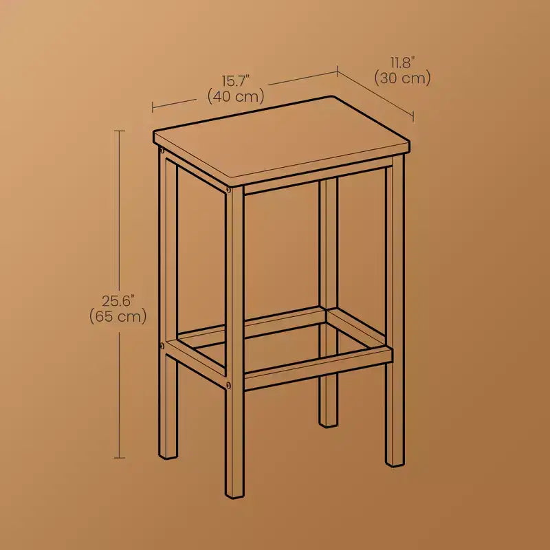 Barstool Set Of 2 Kitchen Stools Stools For Kitchen Island Breakfast Bar Stools Metal Bar Stools Bar Chairs Farmhouse Bar Stools Bar Height Stools