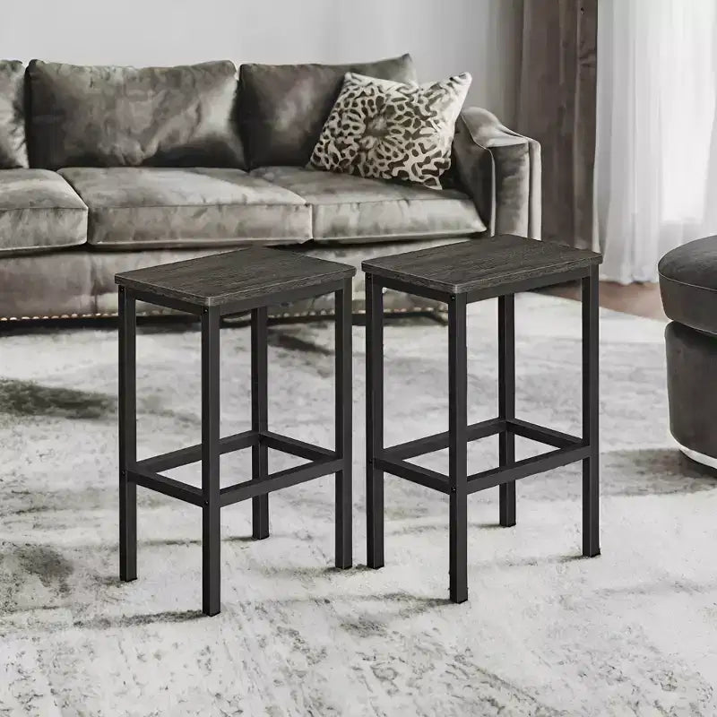 Barstool Set Of 2 Kitchen Stools Stools For Kitchen Island Breakfast Bar Stools Metal Bar Stools Bar Chairs Farmhouse Bar Stools Bar Height Stools