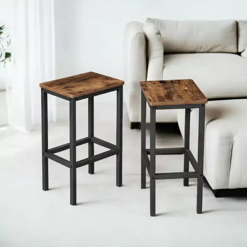 Barstool Set Of 2 Kitchen Stools Stools For Kitchen Island Breakfast Bar Stools Metal Bar Stools Bar Chairs Farmhouse Bar Stools Bar Height Stools