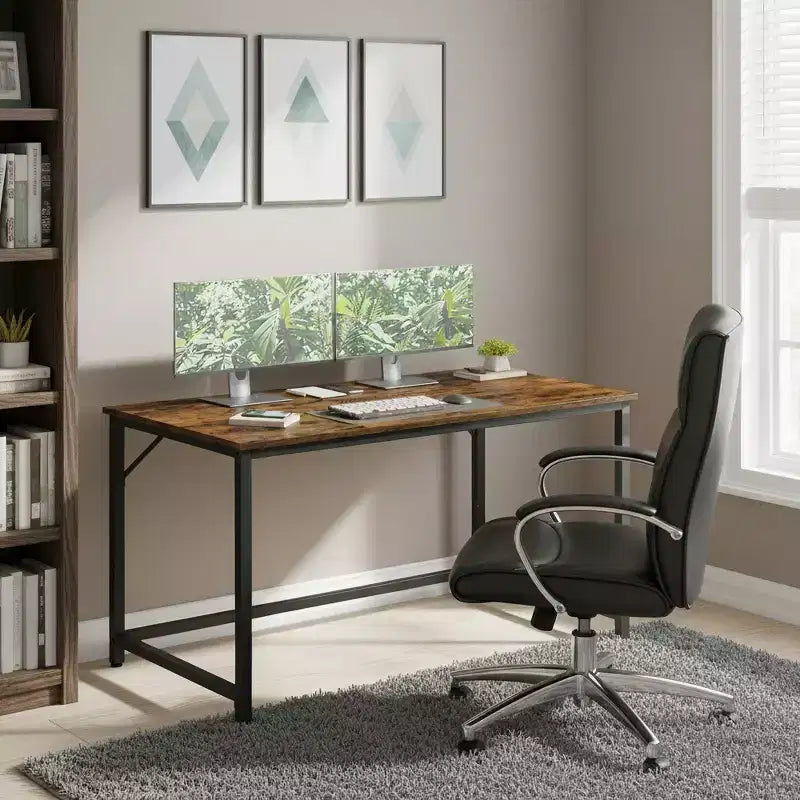 Industrial Style Computer Desk, Gaming Desk, Home Office Desk