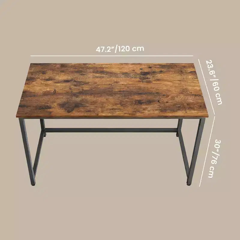 Industrial Style Computer Desk, Gaming Desk, Home Office Desk