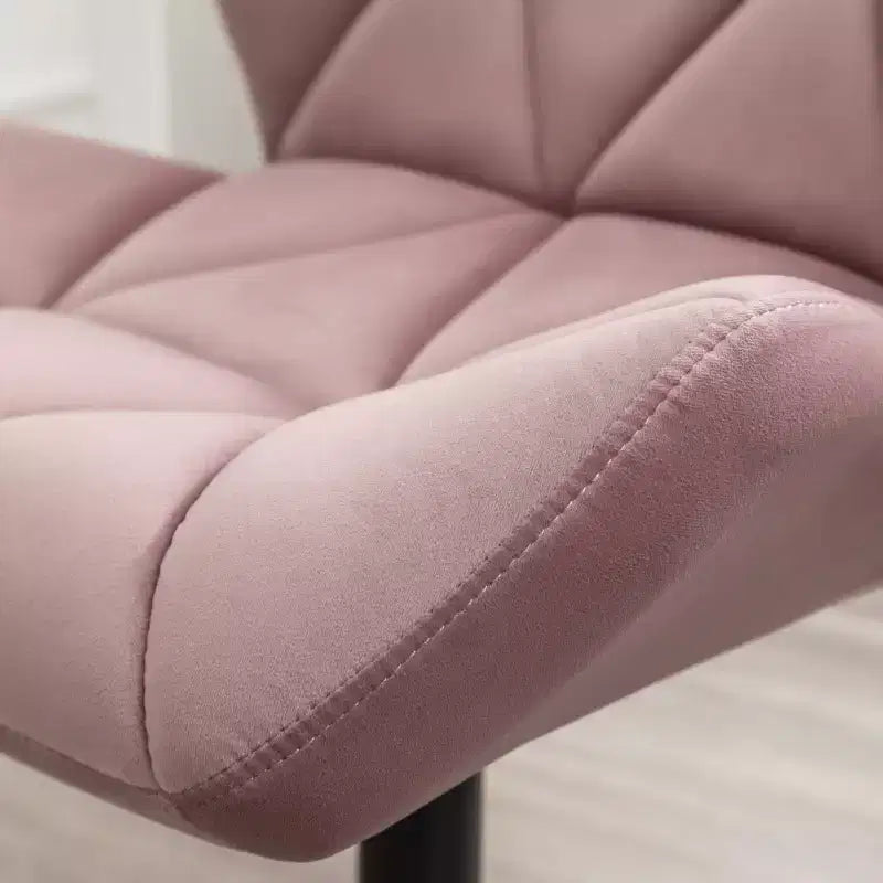Eldon Diamond Tufted Adjustable Swivel Office Chair, Mauve