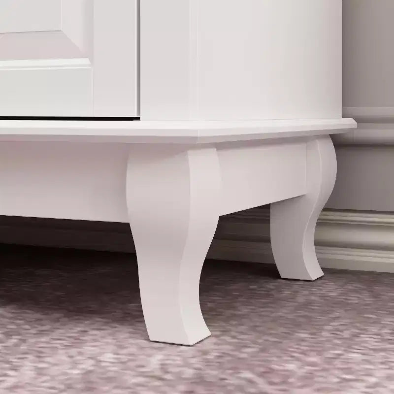 Famapy 9 Drawer Dresser Classic Style Metal Button Handles 5 Support Legs